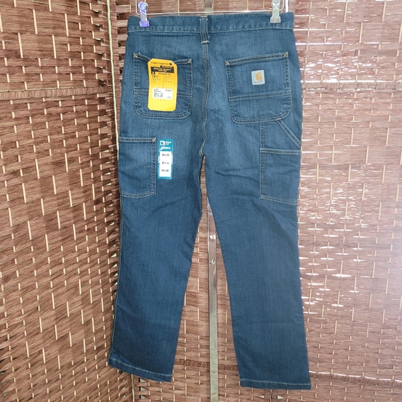 Carhartt 30 x 30 Regular BD2808 Rugged Flex Relaxed Utility Carpenter Jeans Mens - Picture 2 of 14